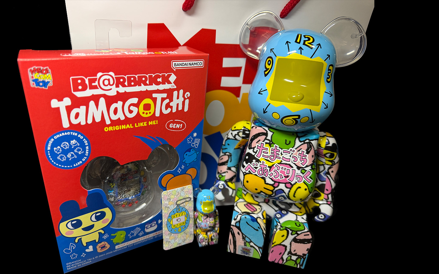 【大たまごっち展】六本木で30周年の熱狂！限定400%ベアブリック衝動買い＆Series 51「親子並べ」開封の儀大たまごっち展のBE@RBRICKに合わせてS51を全力で引いてみた